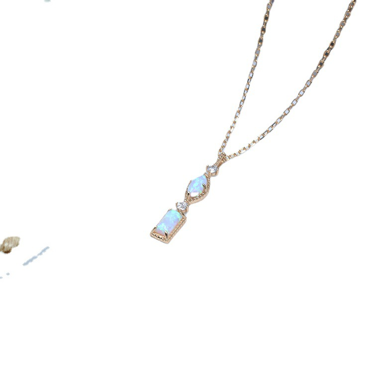 Opal Drop Necklace