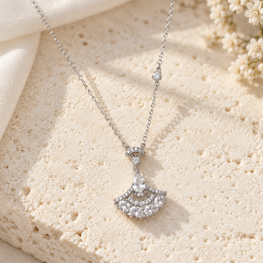 Scalloped Fan Pendant
