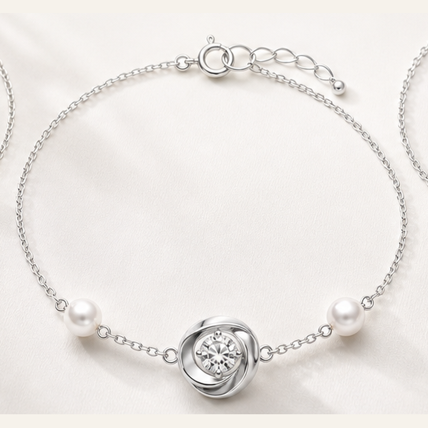 Seren Rose Pearl Bracelet by Mavella & Co.
