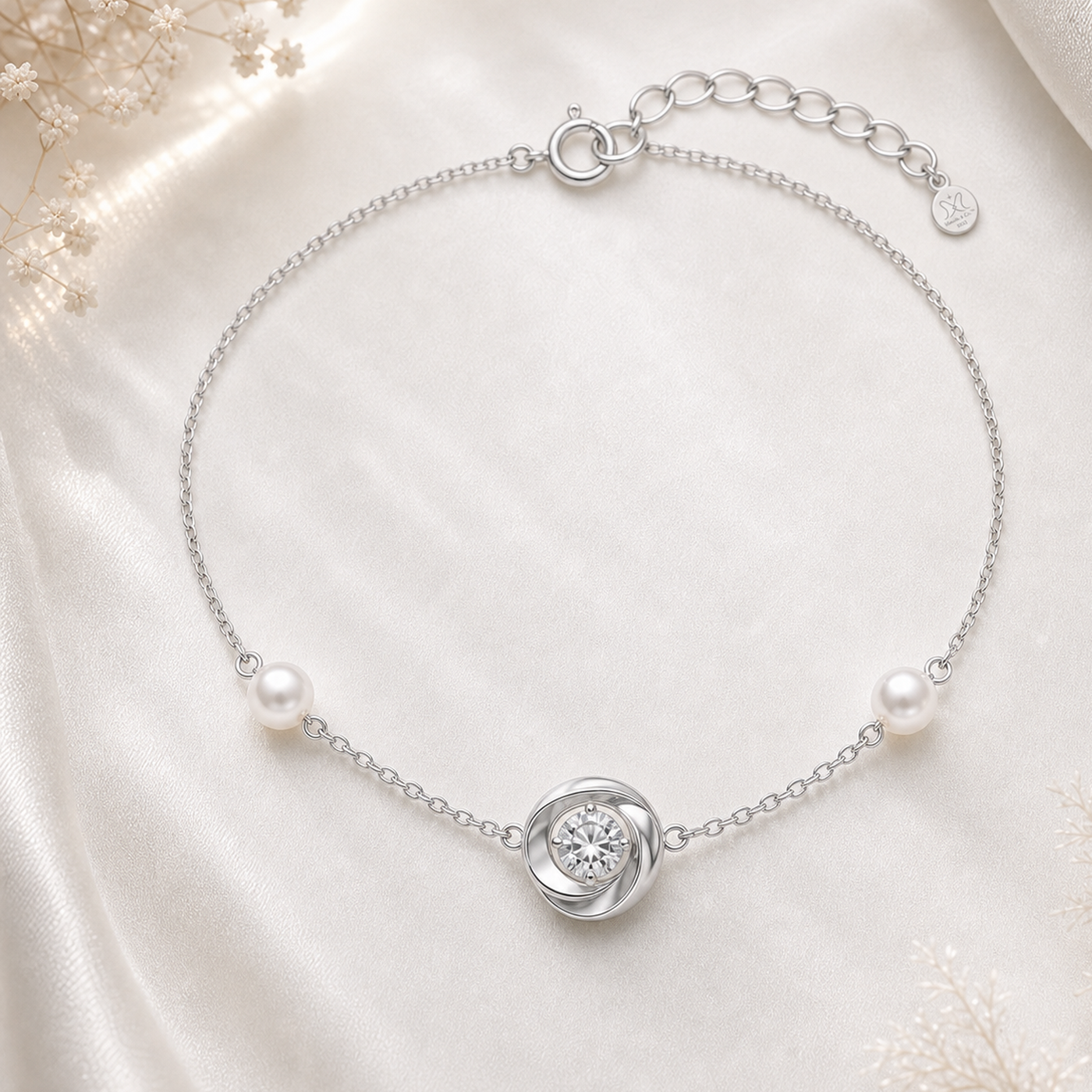 Seren Rose Pearl Bracelet