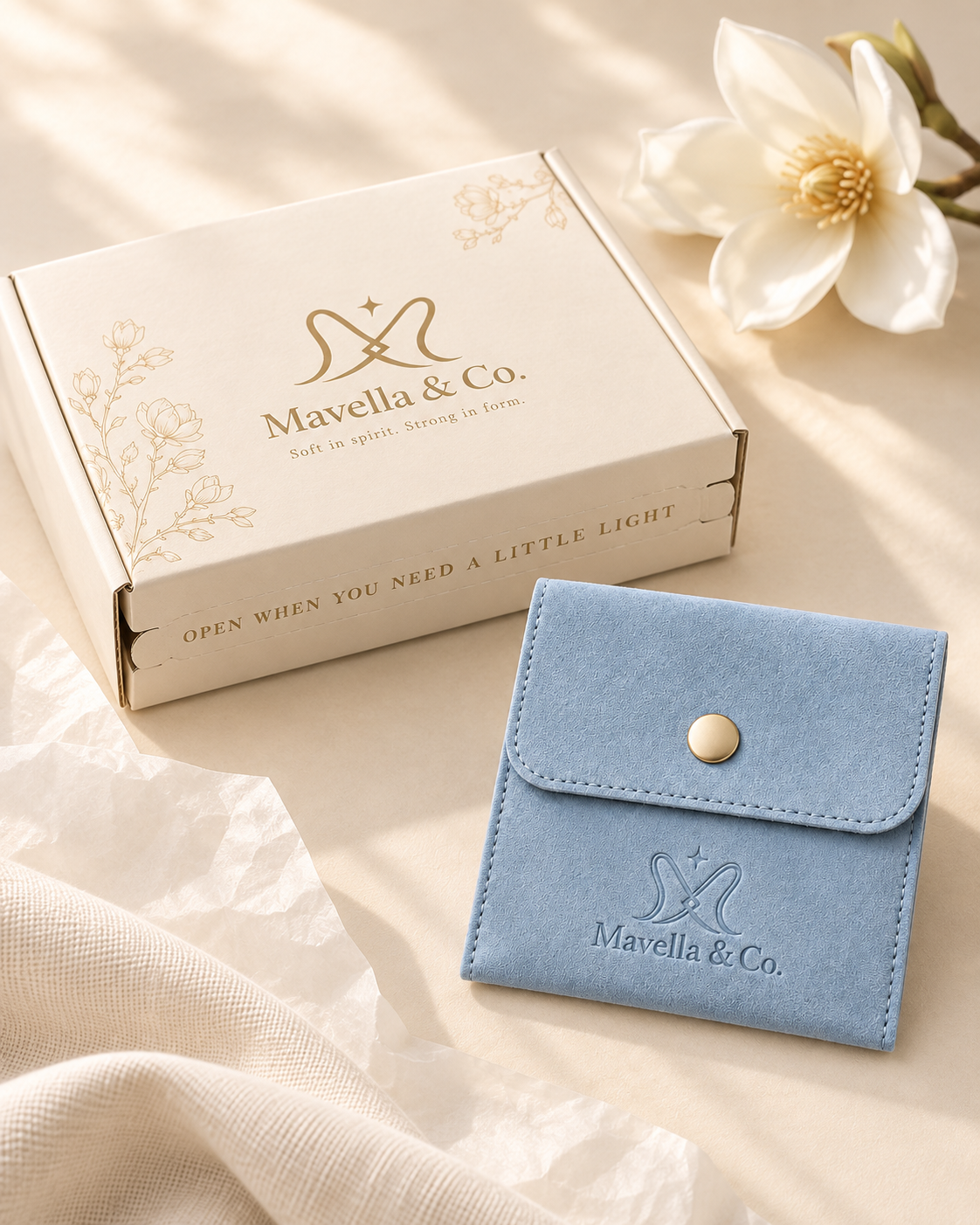 Micro-suede pouch